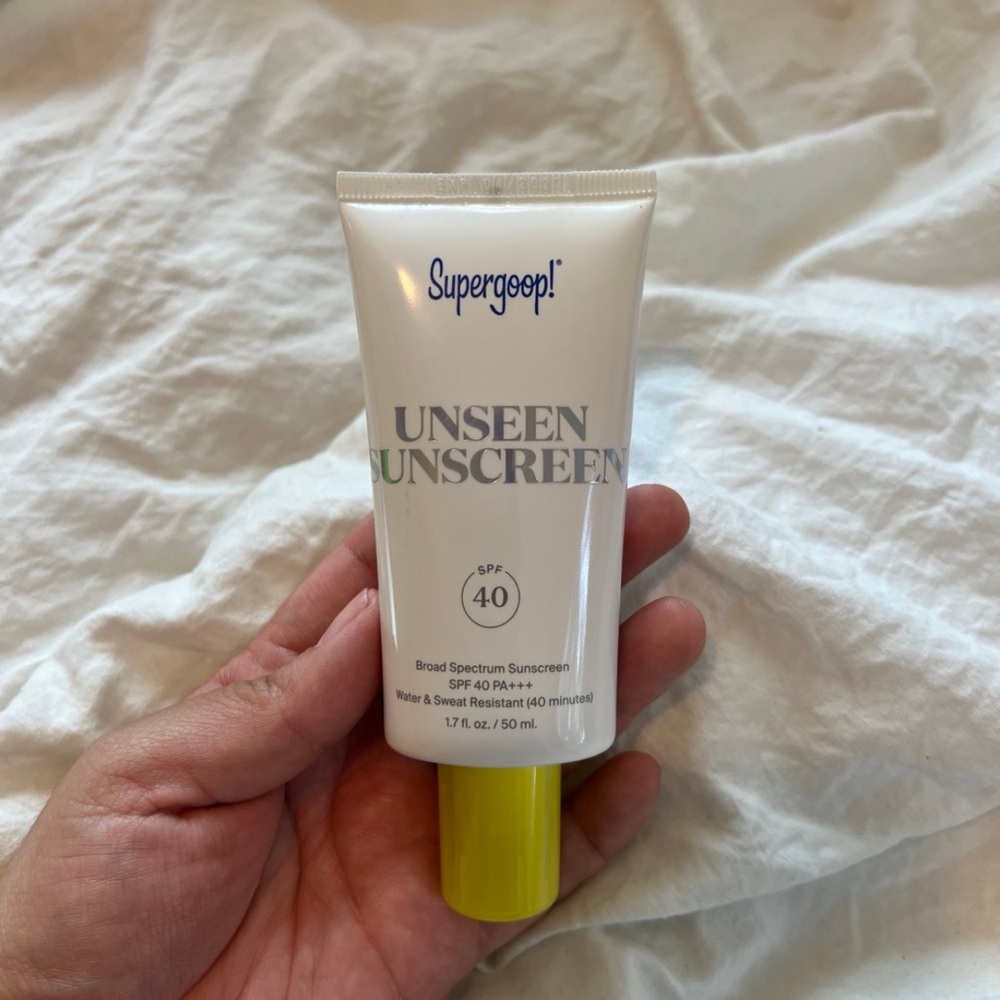 NEW! Supergoop! Unseen sunscreen